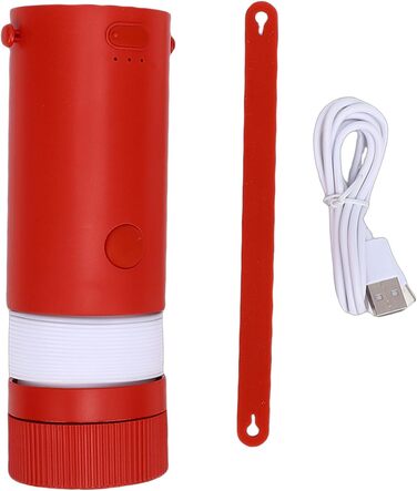 Ліхтар для кемпінгу Taidda, акумуляторний світлодіодний ліхтар ємністю 4000 мАг з освітленням 360 та регульованою яскравістю, для кемпінгу, походів, відключення електроенергії (цегляно-червоний)