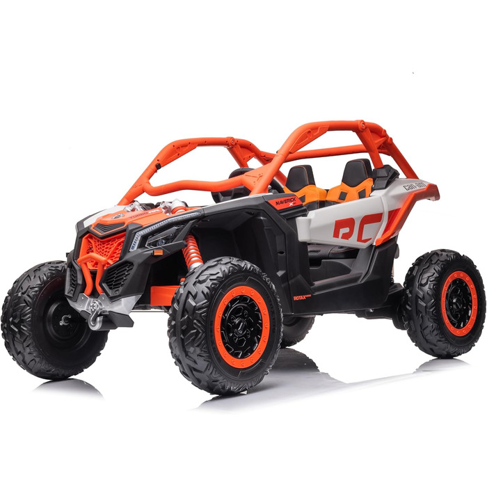 Дитячий електромобіль FINOOS Maverick Buggy 24V, дитячий автомобіль 2-місний, з пультом дистанційного керування 2.4GHz, 4 x мотор