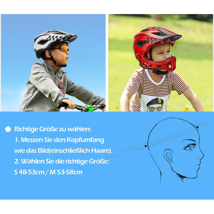 Дитячий шолом Інтегрований велосипедний шолом Дитячий молодіжний шолом зі знімним захистом підборіддя BMX MTB Шолом для спуску з г