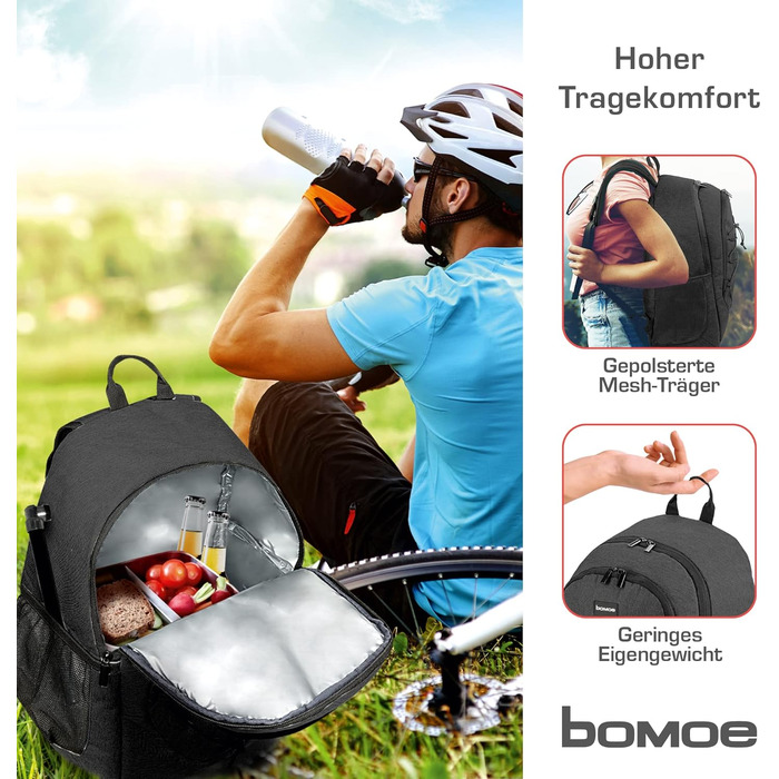 Рюкзак-холодильник 25 л/35 л - Рюкзак для активного відпочинку з функцією охолодження протягом 16 годин - Пляжний рюкзак з багатьма кишенями для зберігання речей - Ізольований рюкзак-холодильник - Рюкзак-холодильник антрацитового або сірого кольору. Антра