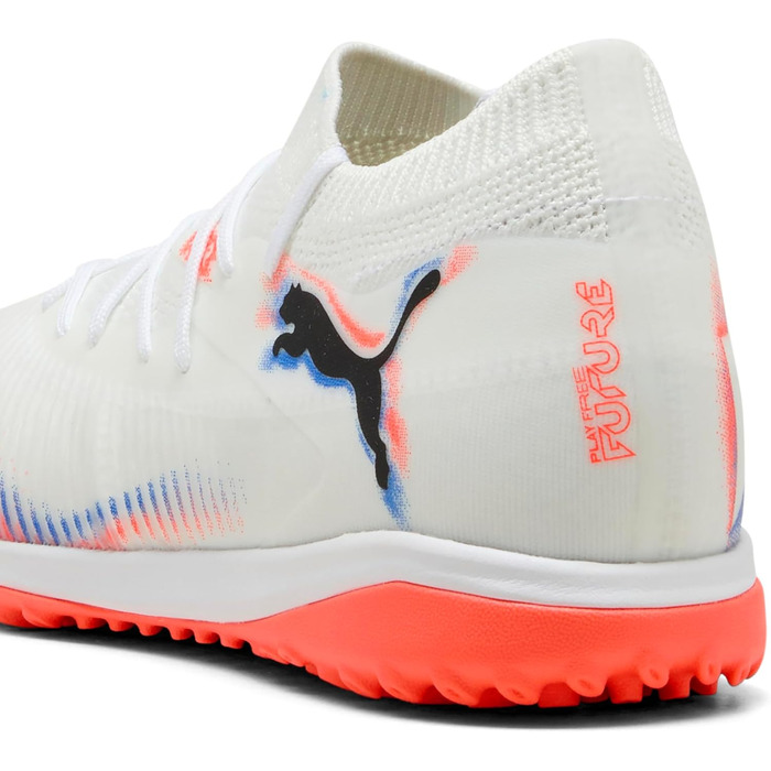 Жіночі футбольні бутси PUMA Future 8 Match TT, розмір 42 EU, білі, чорні, яскраво-червоні