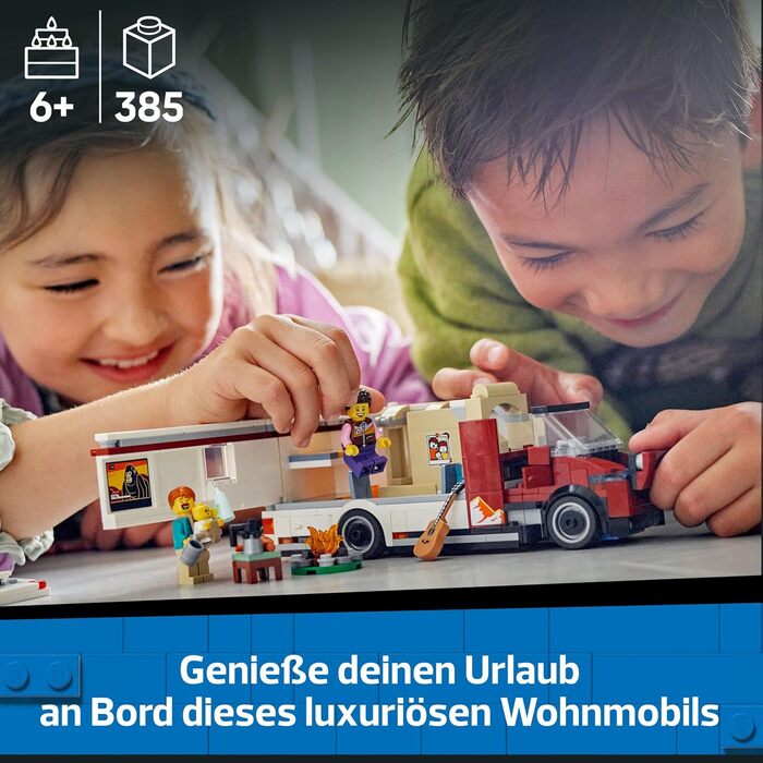 Конструктор LEGO City 60454, Дім на колесах для пригод, 385 деталей