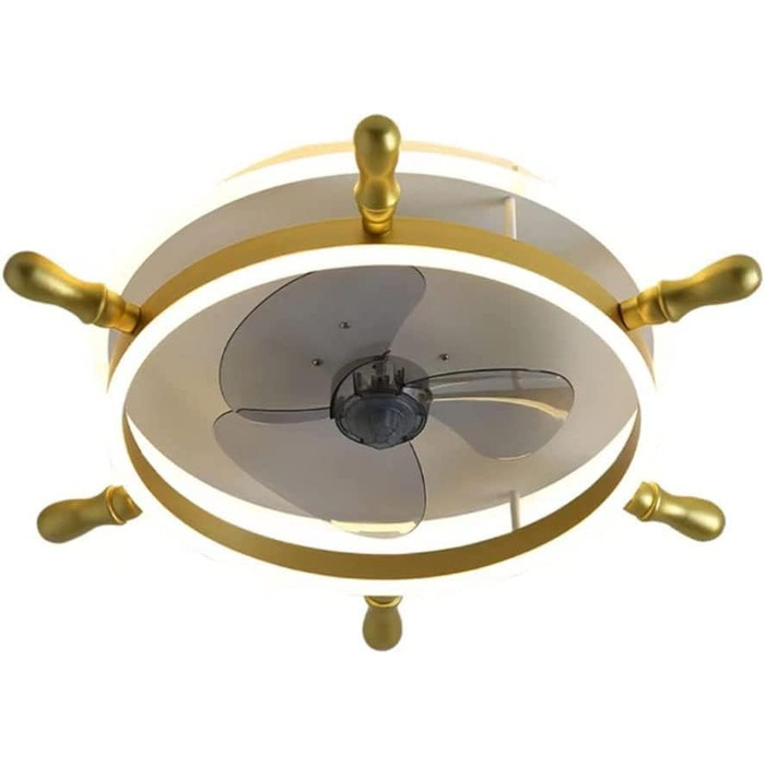 Сучасні стельові вентилятори з підсвічуванням, плоскі, закриті стельові вентилятори, невидимі, безшумні стельові вентилятори з під