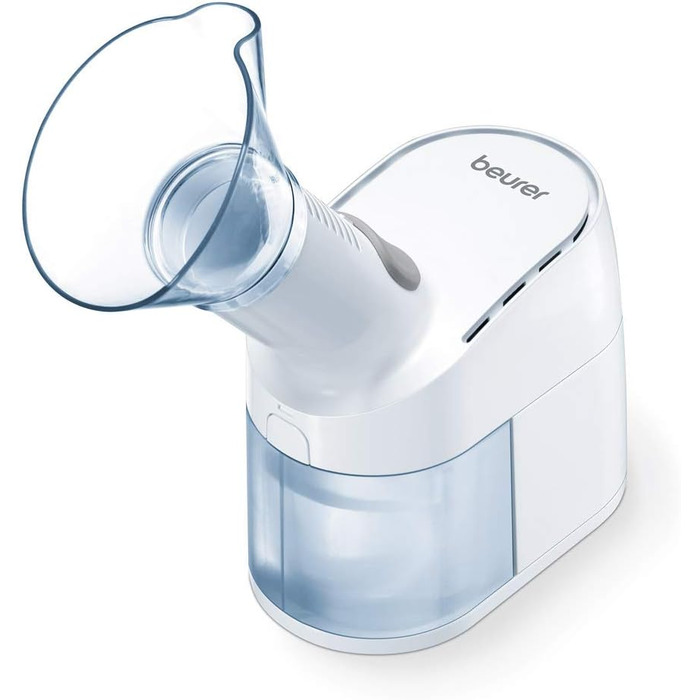 Паровий небулайзер Beurer SI 40, для використання в роті, носі та горлі при застуді, розпилення рідин та ефірних олій, дуже тихий