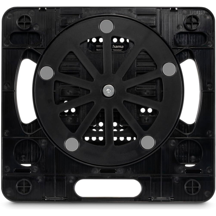 Підставка для ноутбука Hama з поворотом на 360, 8 рівнями нахилу, для ноутбуків до 15,6 дюймів (макс. 40 см), сумісна з ПК