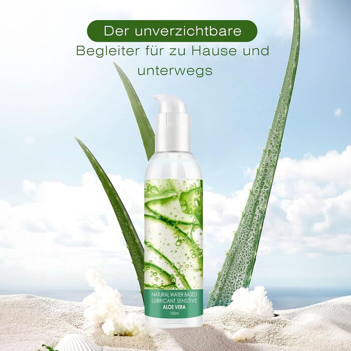 Лубрикант Fantasy Cup Neutral, водна основа, Aloe Vera, 100 мл