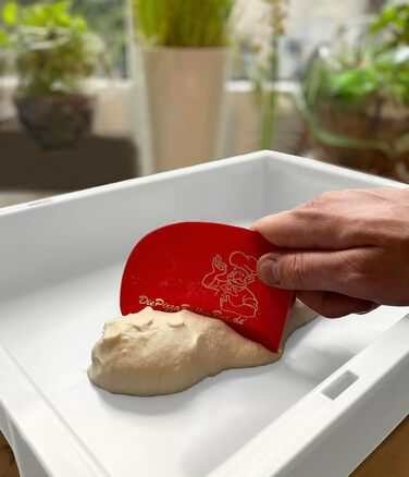 Коробка для тіста для піци 30408,5 см Коробка для тіста з харчового пластику з повітропроникною кришкою на петлях Штабелювана коробка для розстойки тіста для піци Зроблено в Німеччині 1 коробка 1 кришка