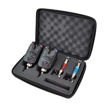 Індикатор клювання та світлодіодний комплект свінгерів, сині світлодіодні індикатори сигналізації про риболовлю, синій та червоний