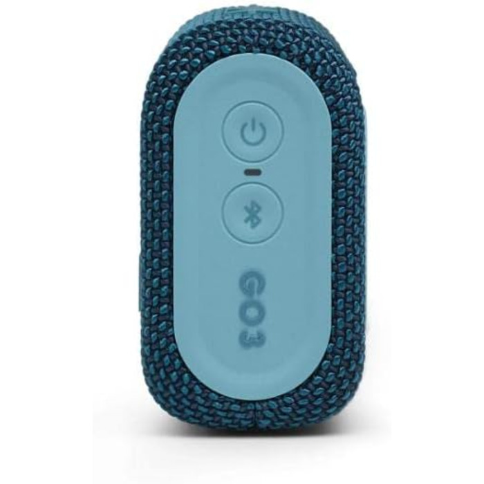 Портативна колонка з Bluetooth, вбудованим акумулятором, водонепроникна та пилонепроникна, синя JBLGO3BLUAM Blue, 3