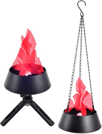 Світлодіодна лампа полум&39я Лампа зі штучним мерехтливим вогнем AC110-240V Декоративний світлодіодний ліхтар з ефектом полум&39я Для використання в приміщенні/на вулиці, на задньому дворі, у внутрішньому дворику, в саду, в будинку з привидами, на кемпінг