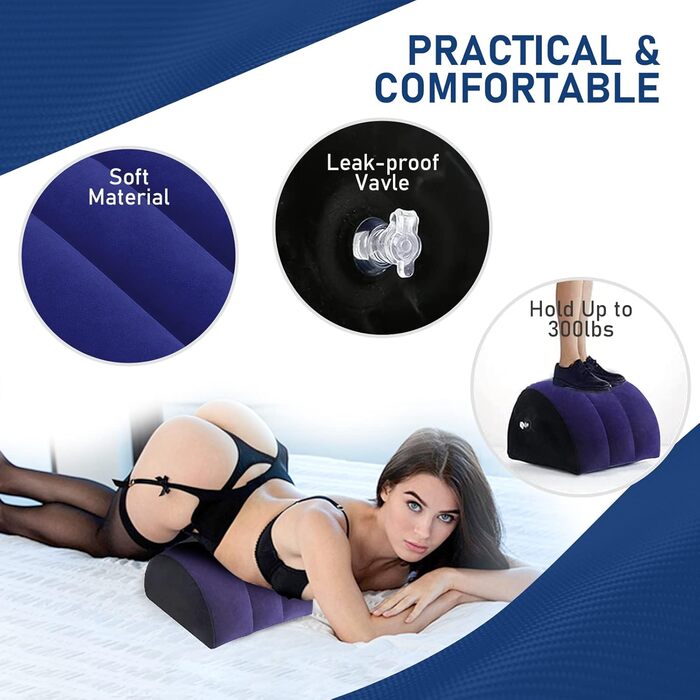 Багатофункціональна надувна подушка Sex Travel Pillow Bedroom Sex Furniture for Pars Women