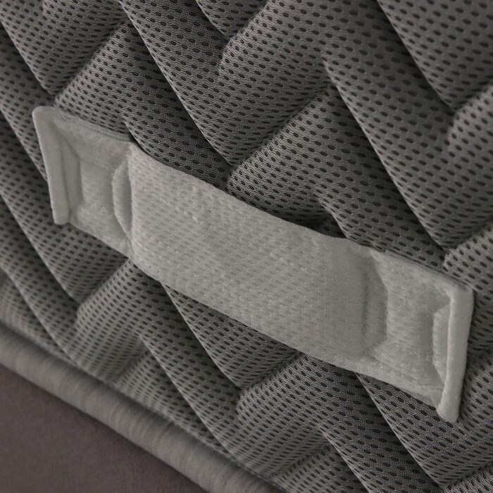 Матрац для одного ліжка, 100 x 200 см, ортопедична піна з ефектом пам&39яті, висота 24 см, напівжорсткий матрац, матрац для болю в спині, гіпоалергенний та стійкий до кліщів, модель Elisir H24 100X200Cm