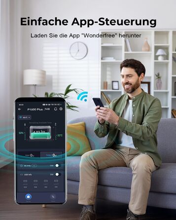 Портативна зарядна станція OUKITEL P1000 Plus, акумулятор LiFePO4 ємністю 1024 Втгод, сонячний генератор потужністю 1800 Вт, швидка зарядка від 0 до 80 за 45 хвилин. Ультратиха для кемпінгу, кемперів та відключень електроенергії P1000PLUS