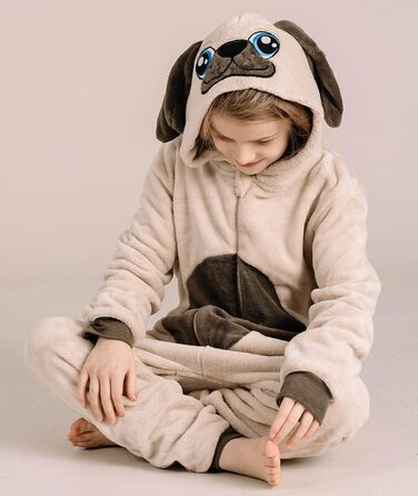 Кігурумі Мопс Wunsy, суперм'який фліс, 6–7 років