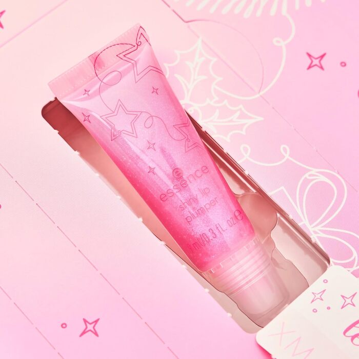 Різдвяний календар краси essence Зроби моє серце блискучим веганський, без парабенів, 24 б&39юті-сюрпризи для святкового сезону 1 упаковка ()