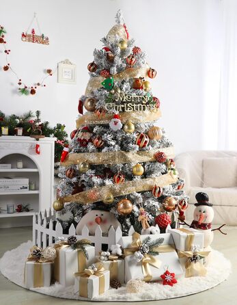 Різдвяні кулі 30 шт для ялинки червоні та золоті SHareconn