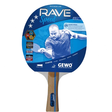 Набір для настільного тенісу Gewo Rave Speed 2 Bats 3 Balls (86080000)