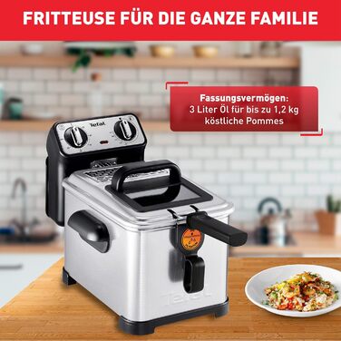 Л Преміум фритюрниця 2300 Вт Напівпрофесійна фритюрниця з олією Система Clean-Oil-System теплоізольована термостат таймер нержавію