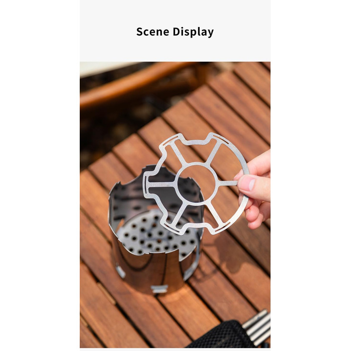 Набір для гніздування Keith Titanium Ti3070 - надлегка титанова пляшка, чашка та дров&39яна піч без пластику з полотняною сумкою для перенесення - міцний, портативний та екологічно чистий для кемпінгу, походів та