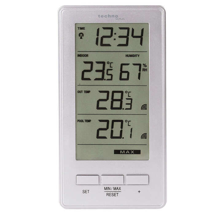 Термогігрометр Technoline WS9069 IT Silver (WS9069)