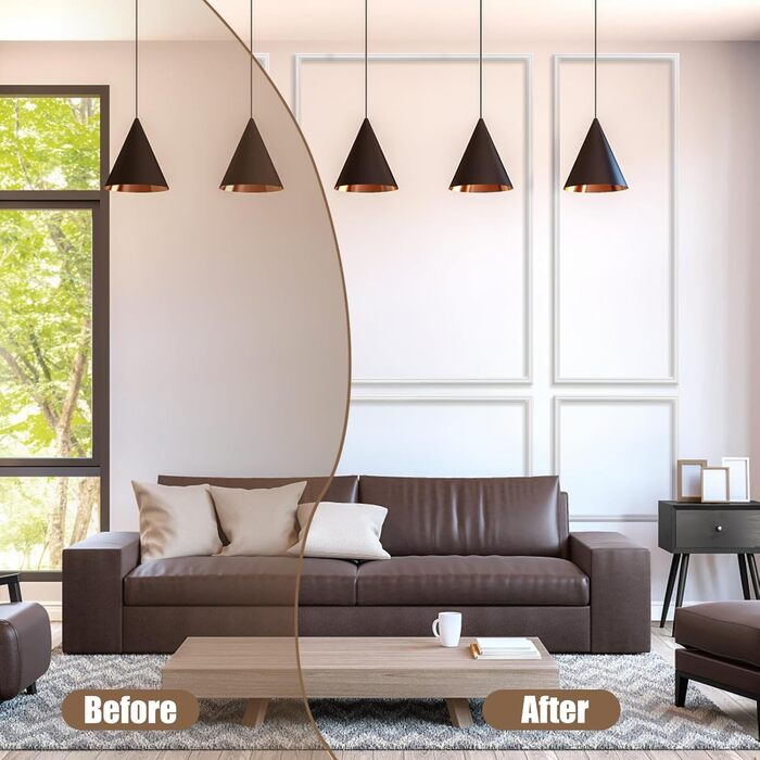 Комплект для настінного молдингу AKOZLIN, що знімається та наклеюється, попередньо нарізані панелі для обшивки стін, легко встановлюються, самоклеючі акцентні оздоблення, декор стін для офісу, дому, спальні, вітальні, 3 комплекти - 3 верхні, 3 нижні, 143 