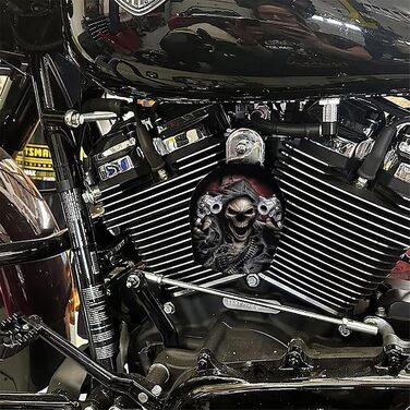 Чохол для клаксона рогу з черепом Harley Custom, аксесуар для декору