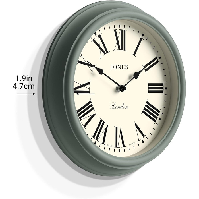 Венеціанський настінний годинник - Круглий настінний годинник - Класичний традиційний дизайн - Дизайнерський настінний годинник -