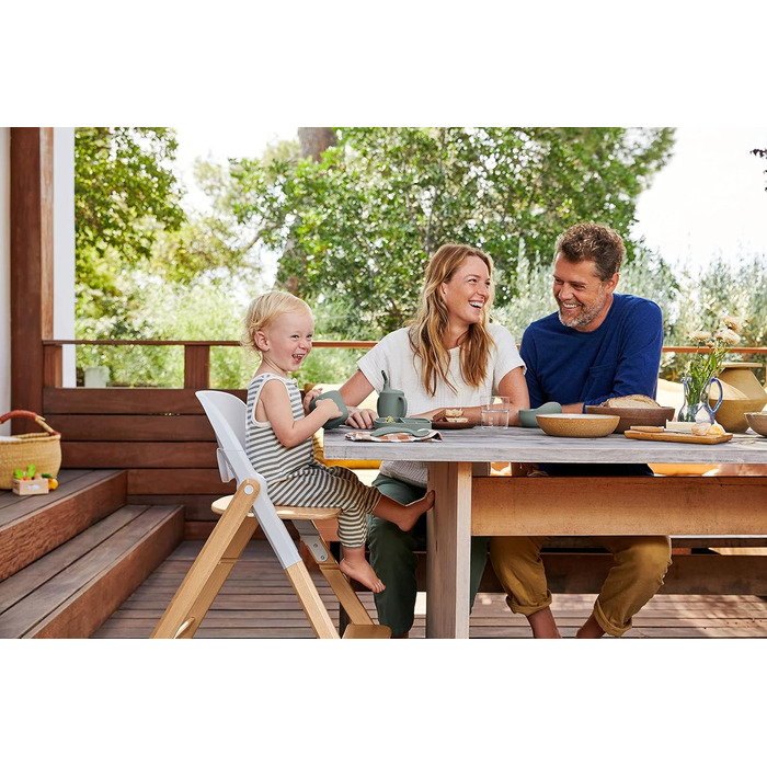 Дитячий стільчик для годування Ergobaby Evolve 2-в-1 ергономічний дитячий стільчик для годування, росте разом з вашою дитиною від 6 місяців, дитячий стільчик для годування з 5-точковим ременем безпеки, дитячий стільчик для годування з регульованим сидіння