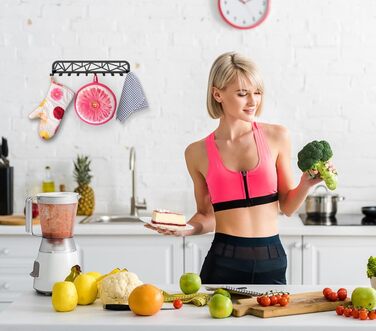 Ключниця сучасна, ключниця настінна, вішалка для ключів з 10 гачками, гачок для ключів, ключниця чорна, ключниця настінна, настінн