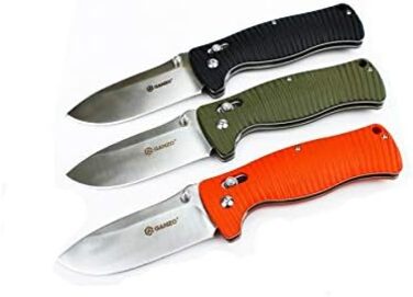 Ніж Ganzo G720 Колір рукоятки чорний - Довжина клинка 9 см - Механізм замикання G-Lock - Сталь клинка нержавіюча сталь 440C