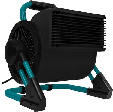 Електричний обігрівач VONROC Pro - Тепловентилятор - Обігрівач для гаража та майстерні - 1350 Вт/2000 Вт - Кераміка - 2 режими нагріву та вентилятор охолодження - Термостат - З функцією нахилу 90 - 20 м