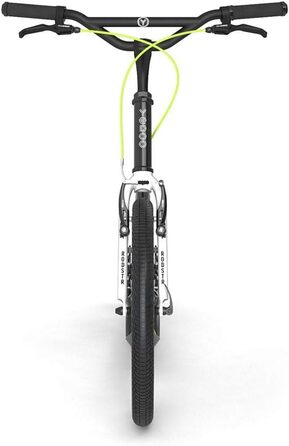 Самокат Yedoo Rodstr з педалями - до 150 кг, самокат з пневматичними шинами 20/16 - самокат для дорослих з алюмінієвого сплаву з р