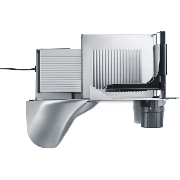 Слайсер для їжі GRAEF S50000 з коробкою для зберігання та насадкою MiniSlice, срібло