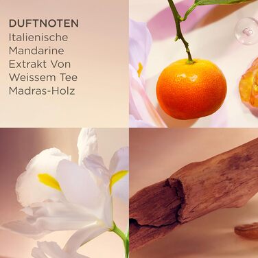 Туалетна вода White Tea, парфуми з італійським мандарином, екстрактом білого чаю та деревиною мадрас, квіткові, жіночні та солодкі, ніжне тепло, парфуми для жінок - 100 мл 1 мл (1 упаковка) Мандарин, білий чай та деревина мадрас