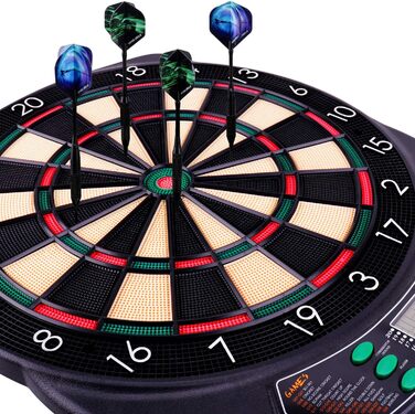 ВИГРАТИ. MAX Electronic Dartboard Професійний набір з 65 варіантів для 1-8 гравців з 12 дротиками 12 професійних польотів 100 наконечників стріл Аксесуари Класичний дизайн