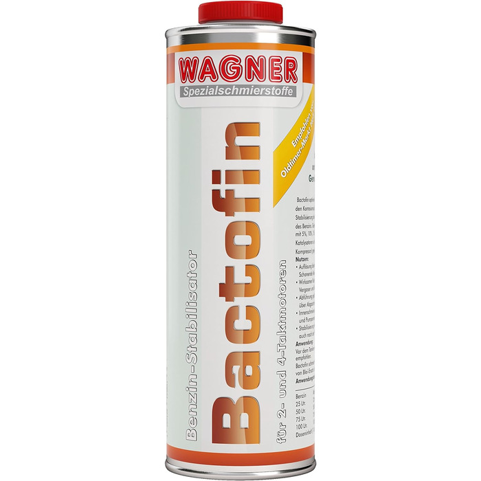 Стабілізатор бензину WAGNER Bactofin - 040001 - 1 літр