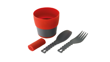 Набір туристичного посуду Robens Leaf Meal Kit Fire Red (690276)