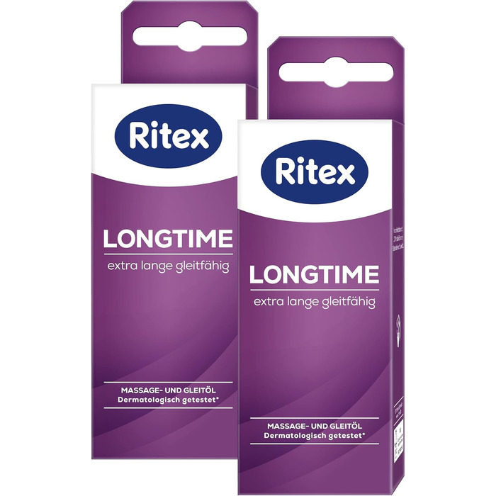 Силіконове масажне та лубрикантне масло Ritex Longtime, 100 мл