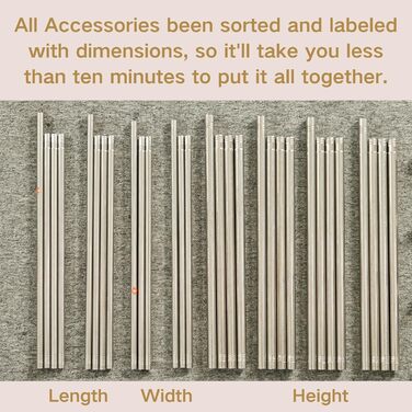 Каркас балдахіна для ліжка Beyeutao, Каркас москітної сітки, Каркас балдахіну, Каркас балдахіну для ліжка, Каркас ліжка з балдахіном, Каркас балдахіну для ліжка, Штанга для балдахіну для ліжка, Гвинтовий дизайн. (Нержавіюча сталь, 150 x 200 см) Нержавіюча