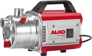Насос садовий AL-KO Jet 3000 Inox Classic (потужність двигуна 650 Вт, максимальна продуктивність 3100 л/год, максимальна висота підйому 35 м, 5-ступеневий насосний механізм)