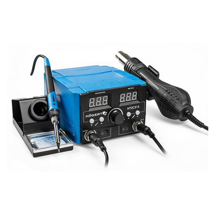 Паяльна станція 2 в 1 HOEGERT 75 / 750 (HT2C313)
