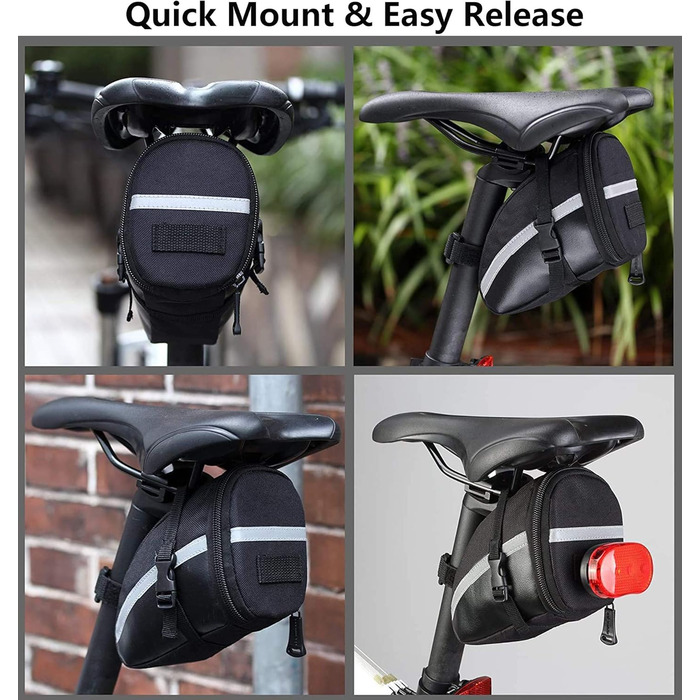 Сумка для сідла Aspiree (З ремкомплектом), 1,2 л (150 x 75 x 105 мм)