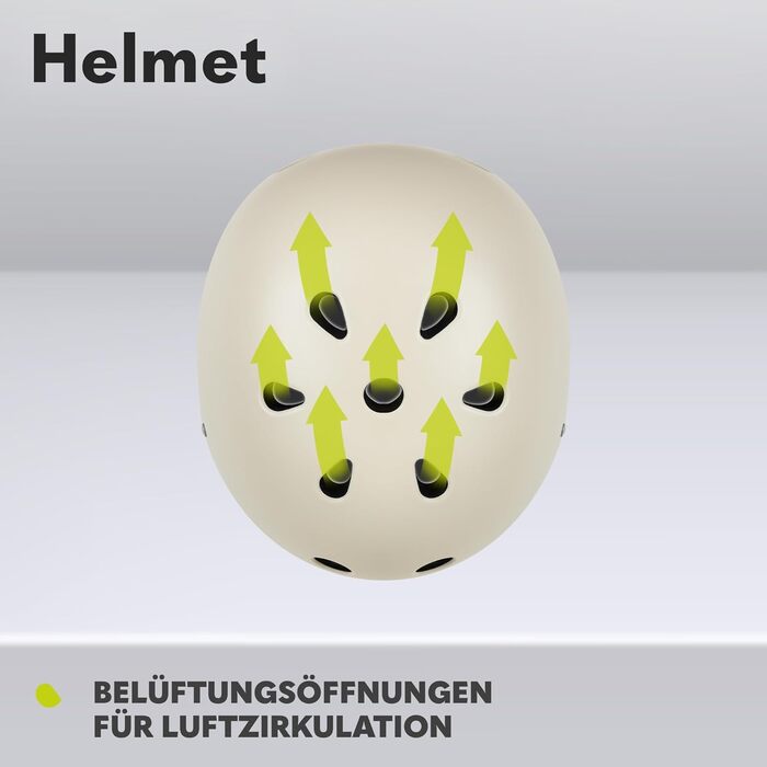 Дитячий захисний шолом LIONELO Helmet, регульований 50-56 см, захист підборіддя, сертифікований Intertek, для дівчаток і хлопчиків