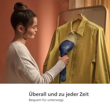 Паровий випрямляч Philips серії 7000 - 1500 Вт, подача пари 28 г/хв, OptimalTEMP, металева підошва, знімний резервуар на 100 мл. У