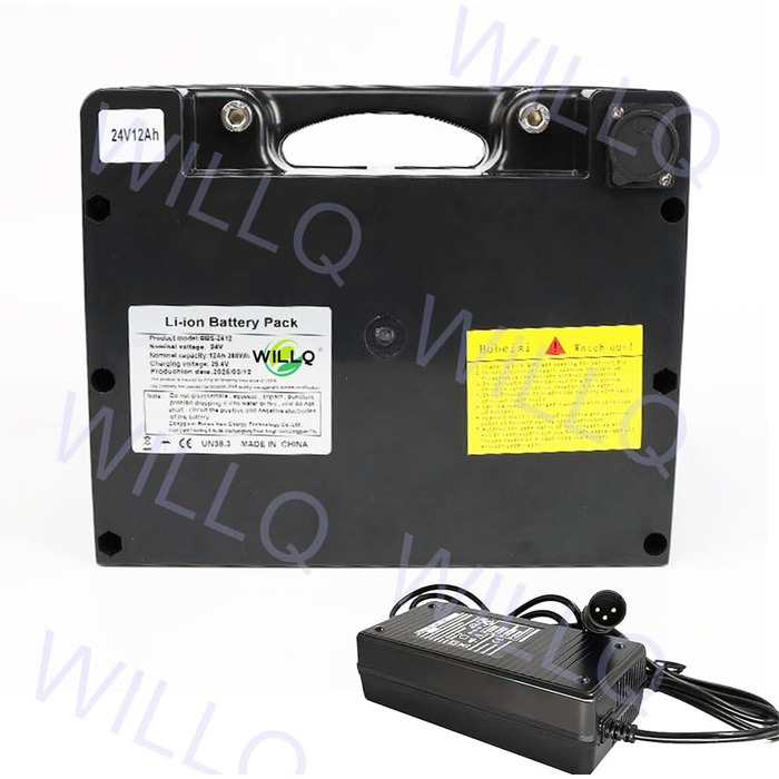 Акумулятор 24V для електричних інвалідних візків (12Ah / 15Ah / 18Ah / 20Ah) з роз’ємом Anderson