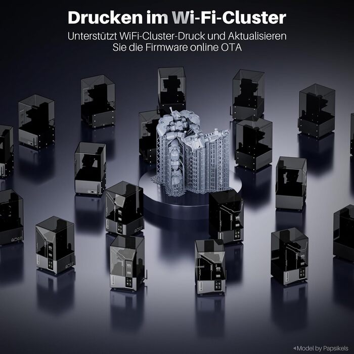 Принтер, 7-дюймовий монохромний РК-дисплей 9K, висока швидкість друку 150 мм/год, нахил, камера зі штучним інтелектом, автоматичне