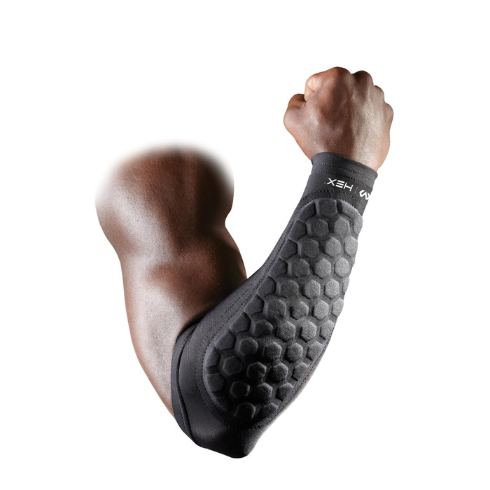 Захисні щитки для передпліччя McDavid HexPad 651 S чорні/прозорі