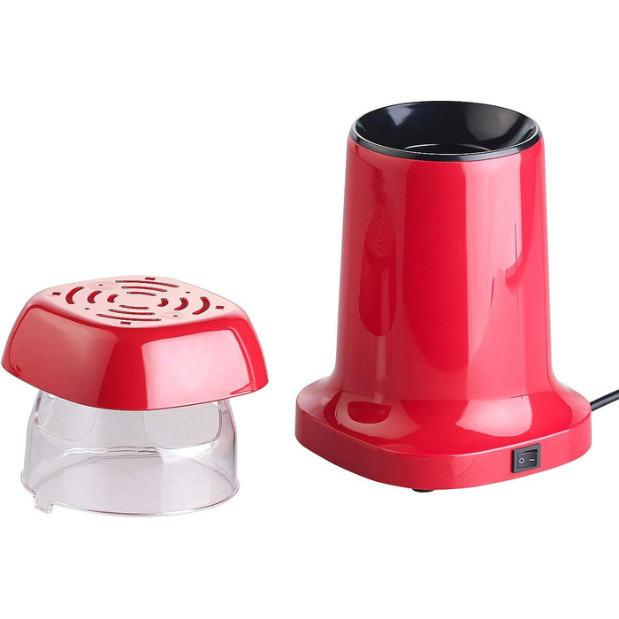 Машина для приготування попкорну з гарячим повітрям з піддоном для крапель, для 80 г кукурудзи, 1,200 Вт (ретро-машини для приготування попкорну, торговий автомат для попкорну, сковорідки)