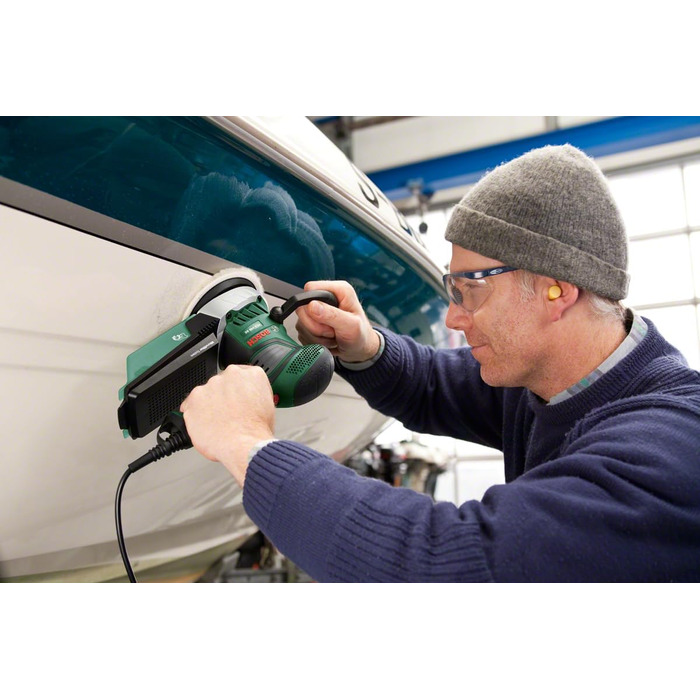 Довільна орбітальна шліфувальна машина Bosch PEX 400 AE (370 Вт, у футлярі)