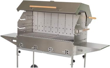 Професійний гриль PG 1000 E для громадського харчування, гастрогриль Гриль з нержавіючої сталі Гриль на вугіллі Гриль для курки Вб